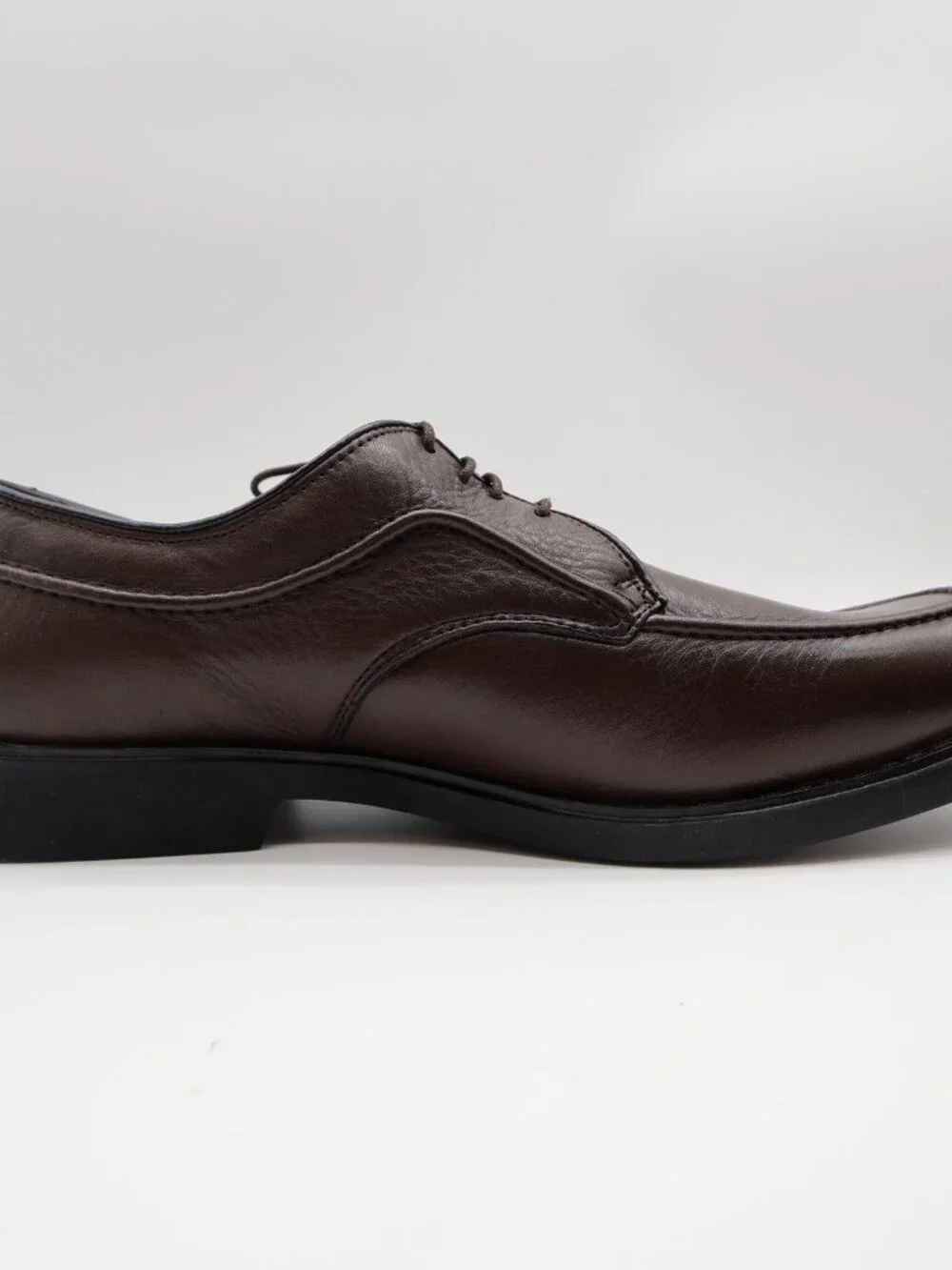 Hush Puppies Tribute Oxford Mens 10 Dark Brown Leather Dress Shoe 16408 New
